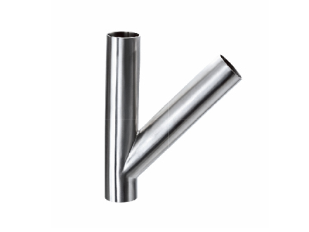 衛生級焊接45°Y型三通