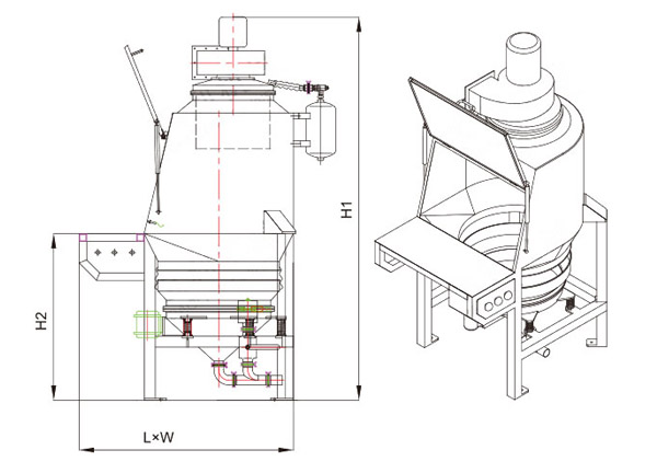 小袋無塵投料站 小袋無塵投料站